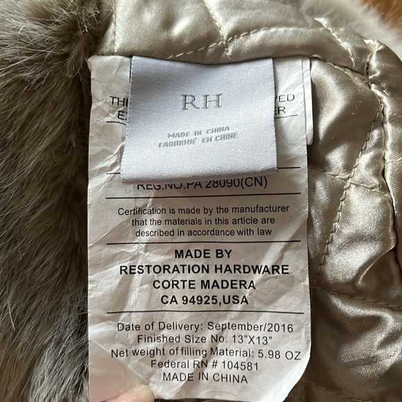 Restoration Hardware faux fur hat - Picture 7 of 9
